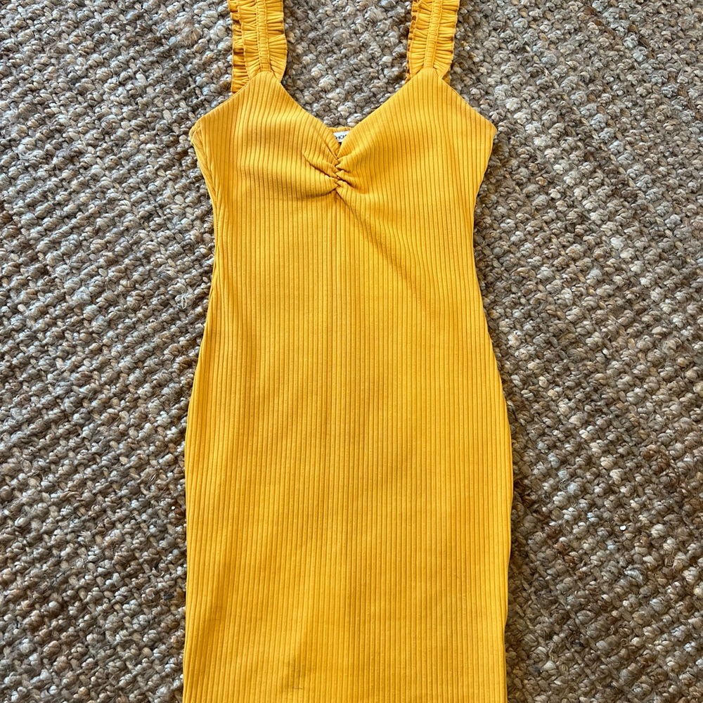 Yellow summer dress